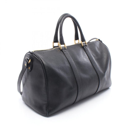 Chanel Boston Bag CC Logo 2-Way Black Caviar Leather CC — view 2