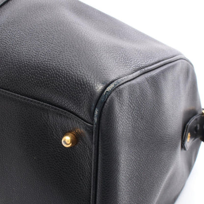 Chanel Boston Bag CC Logo 2-Way Black Caviar Leather CC — view 7