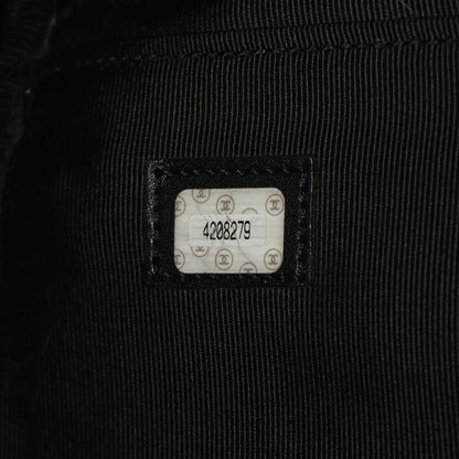Chanel Boston Bag CC Logo 2-Way Black Caviar Leather CC — view 5