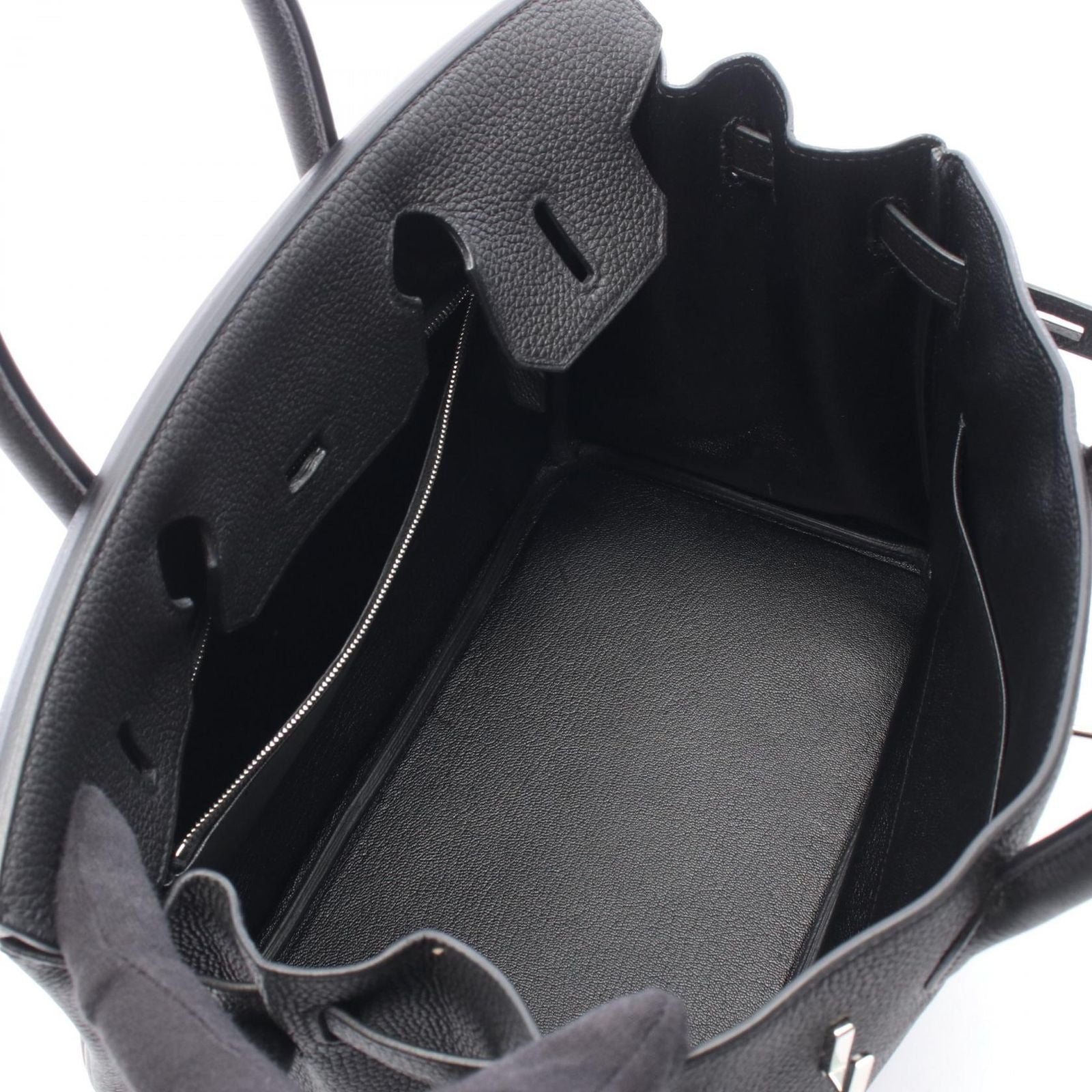 Hermes Handbag Birkin 30 Black Leather — view 3