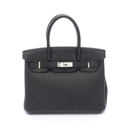 Hermes Handbag Birkin 30 Black Leather