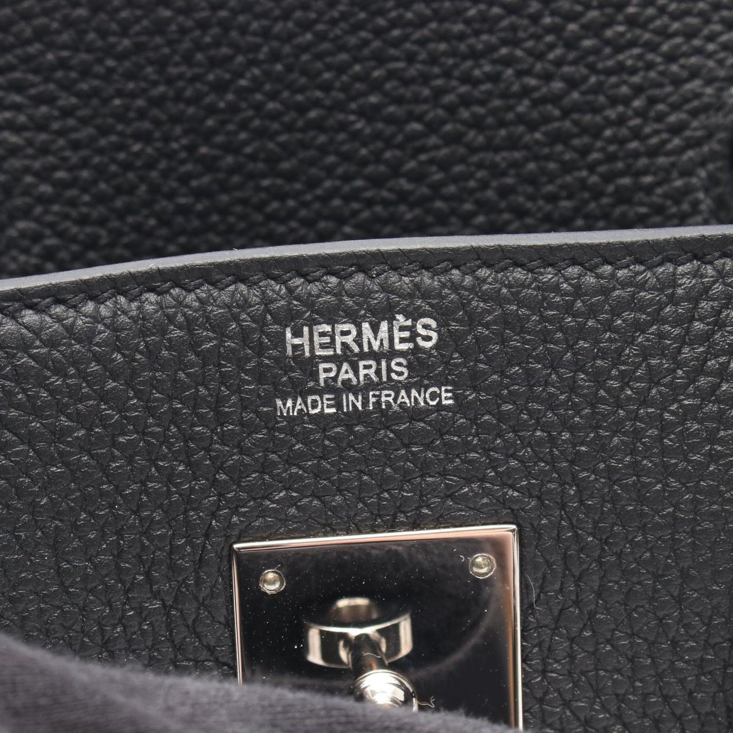 Hermes Handbag Birkin 30 Black Leather — view 4