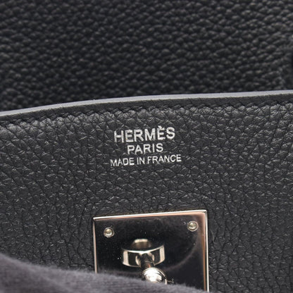 Hermes Handbag Birkin 30 Black Leather — view 4