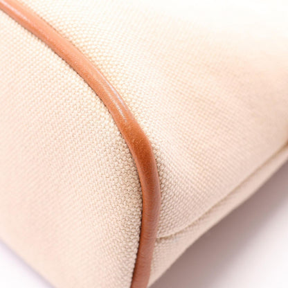 Hermes Pouch Bolide 20 01 Natural Canvas Leather Mini — view 6