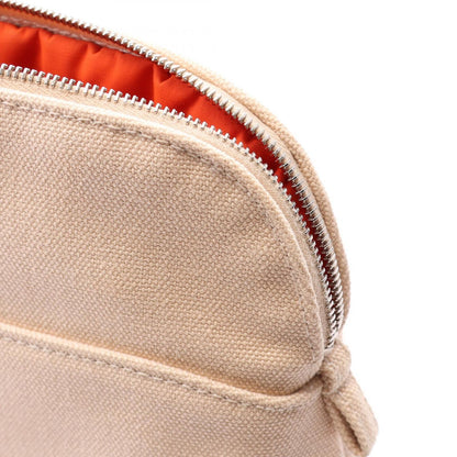 Hermes Pouch Bolide 20 01 Natural Canvas Leather Mini — view 8