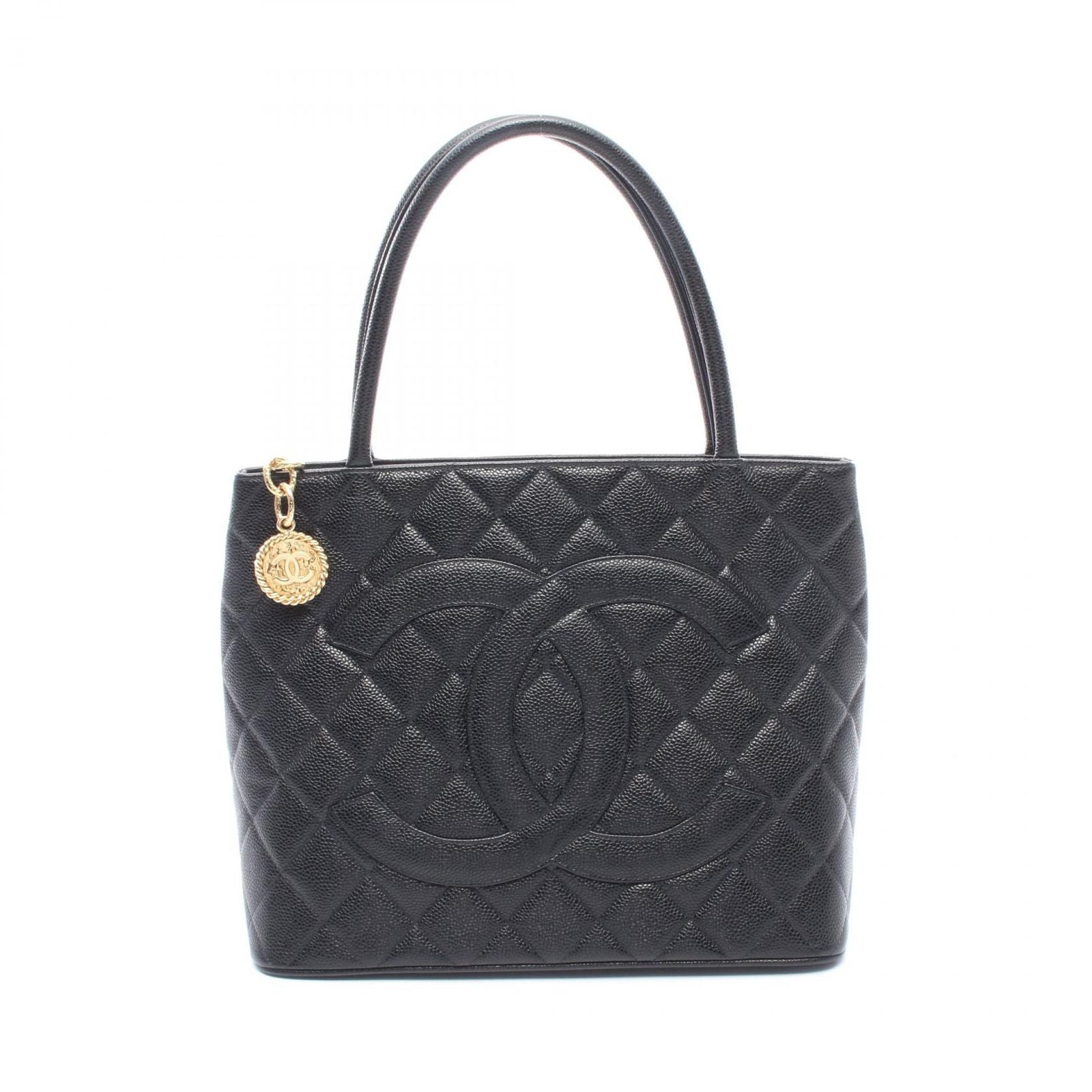 Chanel Tote Reissue Black Caviar Leather
