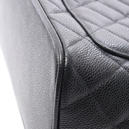 Chanel Tote Reissue Black Caviar Leather — view 8