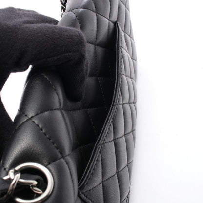 Chanel Shoulder Bag Quilted East Waist Black Lambskin Chain — view 6