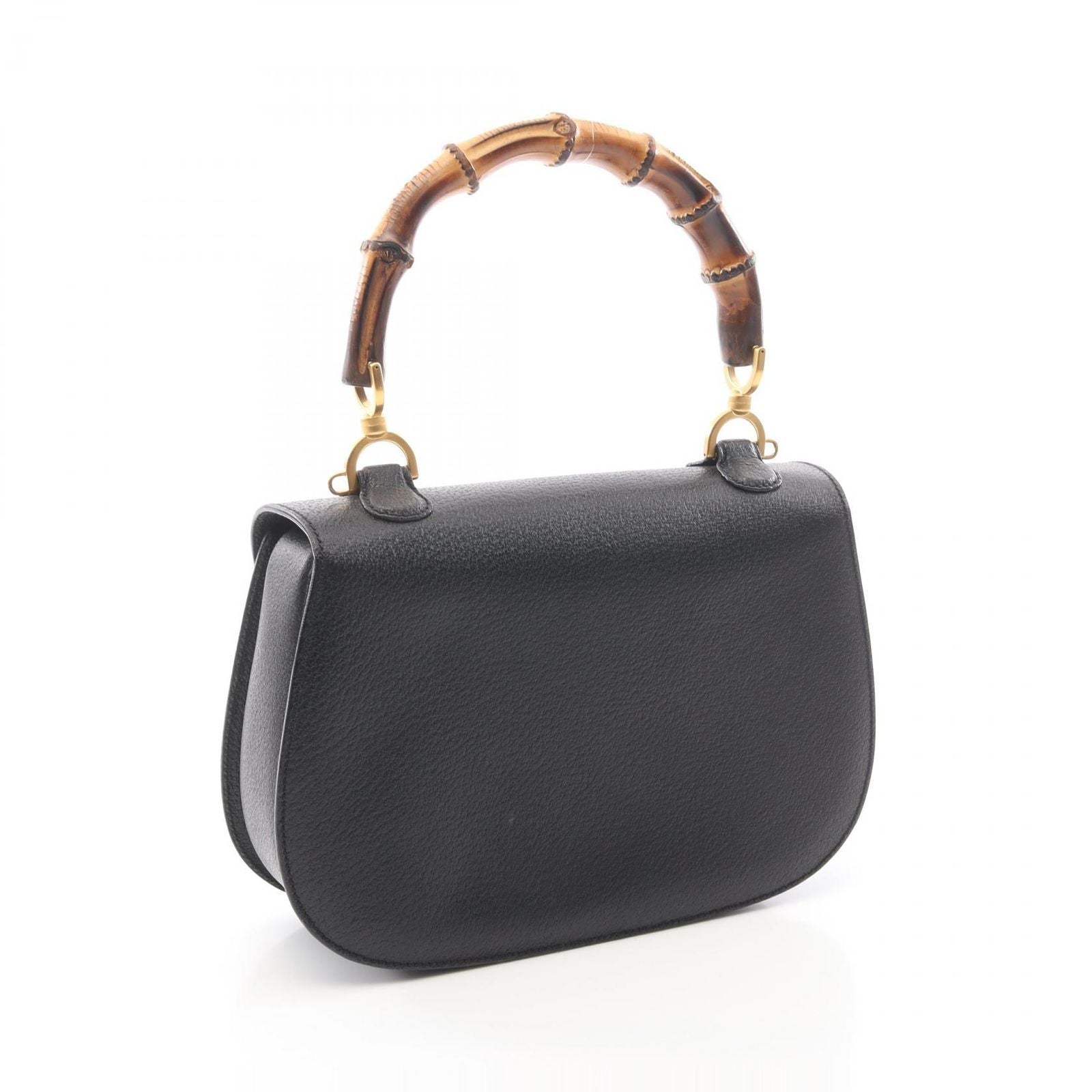 Gucci Handbag Bamboo 2-Way 000 Black Leather — view 2