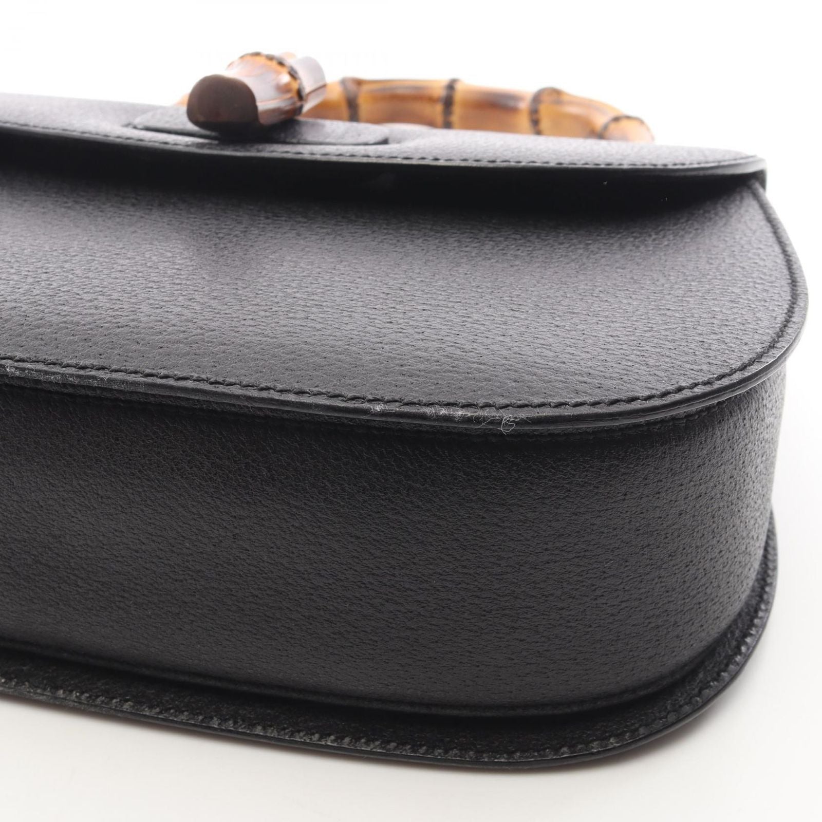 Gucci Handbag Bamboo 2-Way 000 Black Leather — view 5