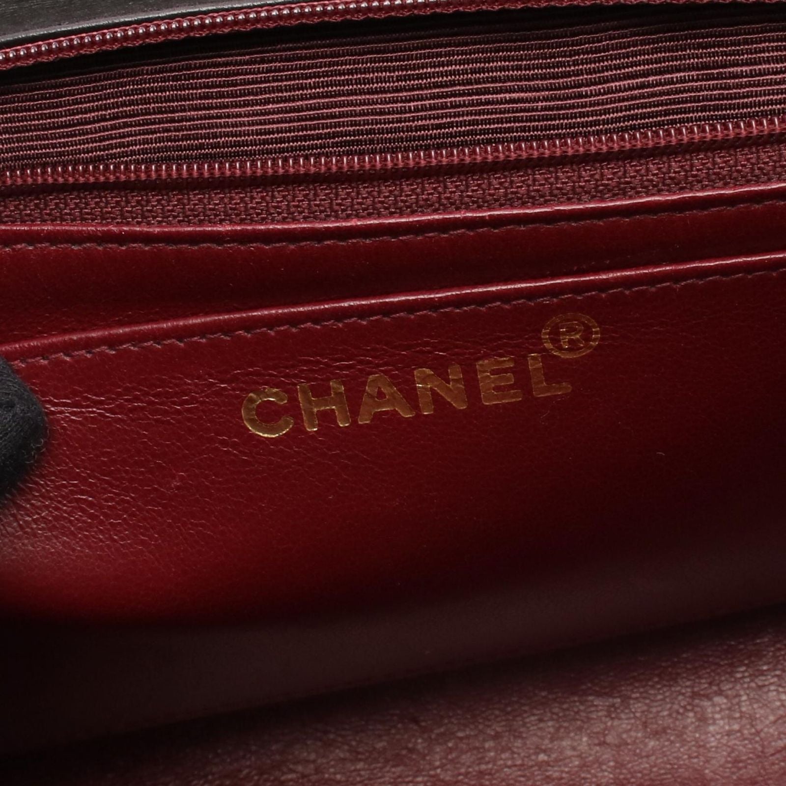 Chanel Handbag Quilted Parent Child Bag Black Lambskin — view 4