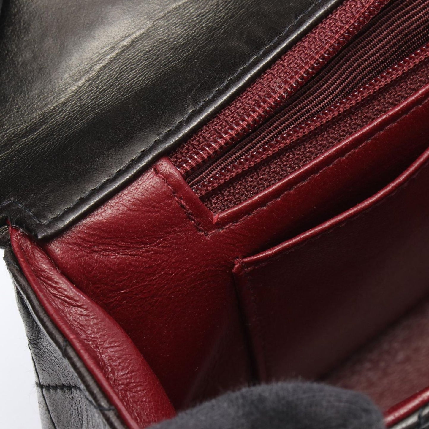 Chanel Handbag Quilted Parent Child Bag Black Lambskin — view 7