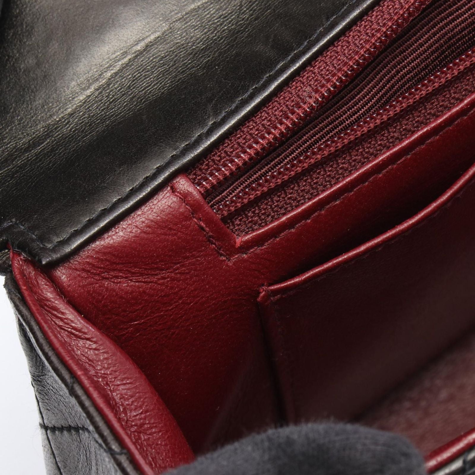Chanel Handbag Quilted Parent Child Bag Black Lambskin — view 7