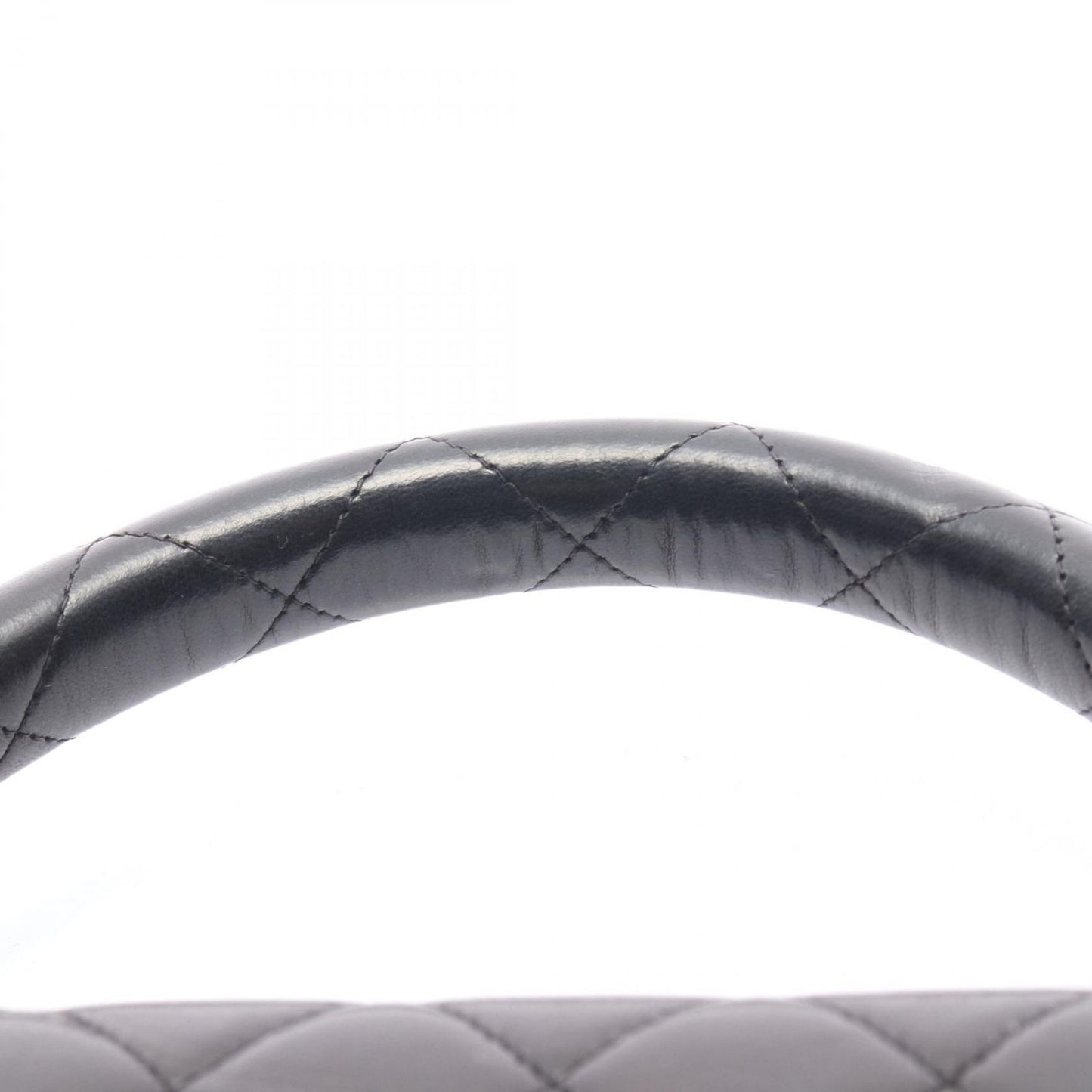 Chanel Handbag Quilted Parent Child Bag Black Lambskin — view 9