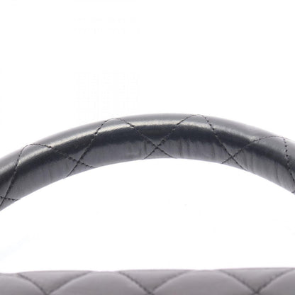 Chanel Handbag Quilted Parent Child Bag Black Lambskin — view 9