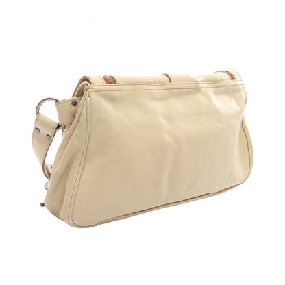 Dior Shoulder Bag Gaucho Bag Beige Leather — view 2
