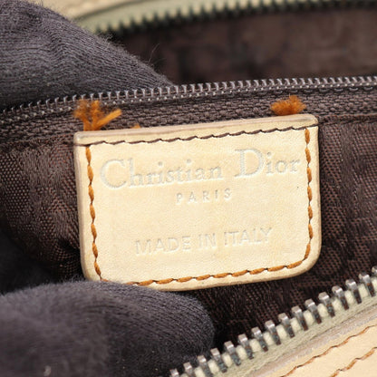 Dior Shoulder Bag Gaucho Bag Beige Leather — view 5