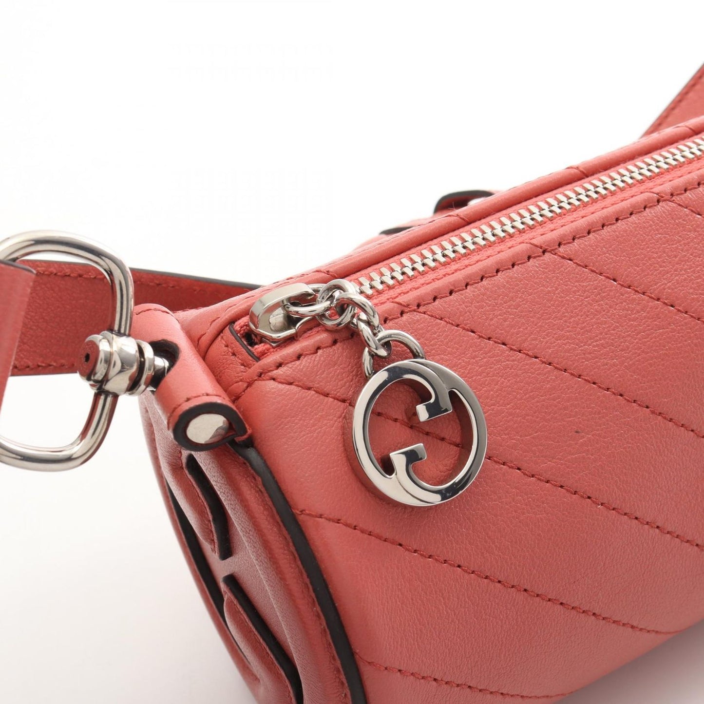 Gucci Shoulder Bag Blanc Di Pink Leather Di Mini — view 6