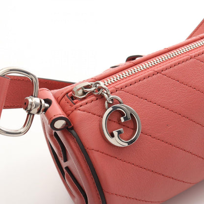 Gucci Shoulder Bag Blanc Di Pink Leather Di Mini — view 6