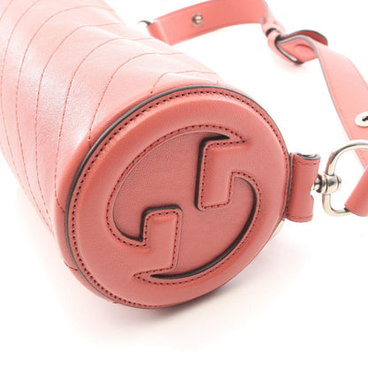 Gucci Shoulder Bag Blanc Di Pink Leather Di Mini — view 8