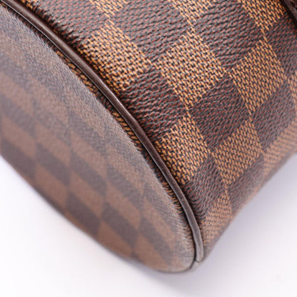 Louis Vuitton Handbag Papillon 26 Damier Ebene Canvas Leather PM — view 6