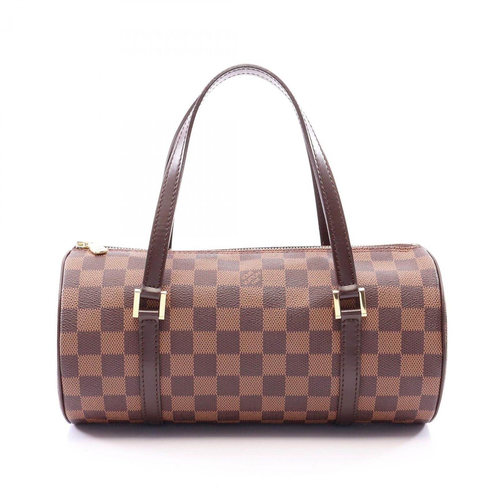 Louis Vuitton Handbag Papillon 26 Damier Ebene Canvas Leather PM