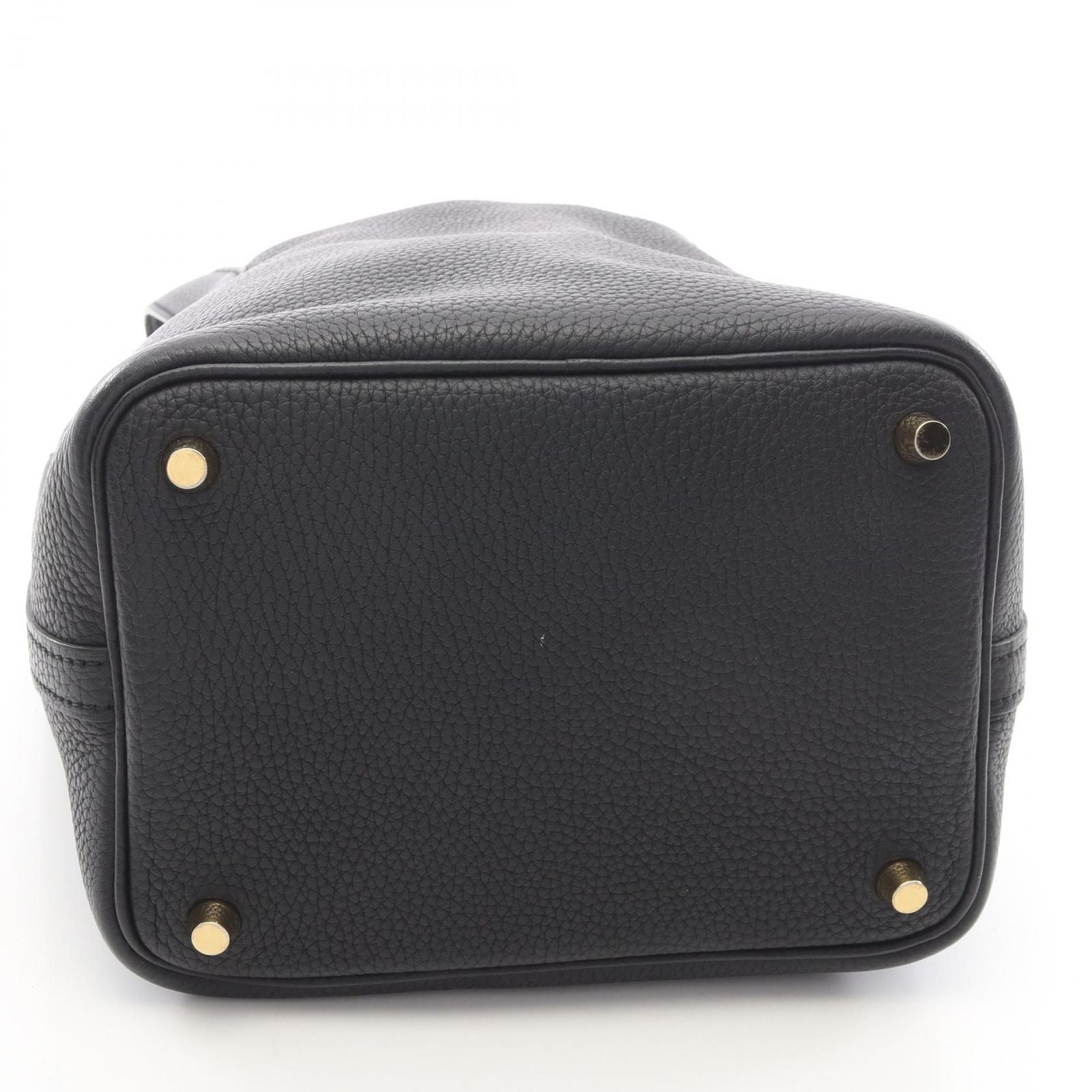 Hermes Handbag Picotin Lock PM Black Leather — view 7