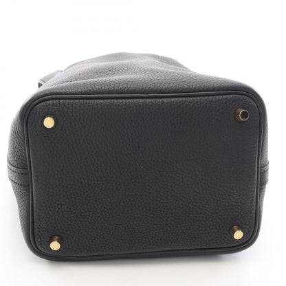 Hermes Handbag Picotin Lock PM Black Leather — view 7