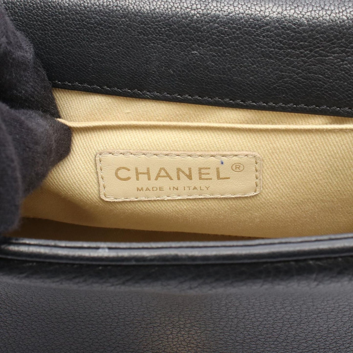 Chanel Shoulder Bag 2.55 Quilted 2-Way Black Leather Top Handle — view 4