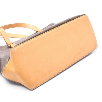 Louis Vuitton Shoulder Bag Cabas Piano Canvas Leather — view 6