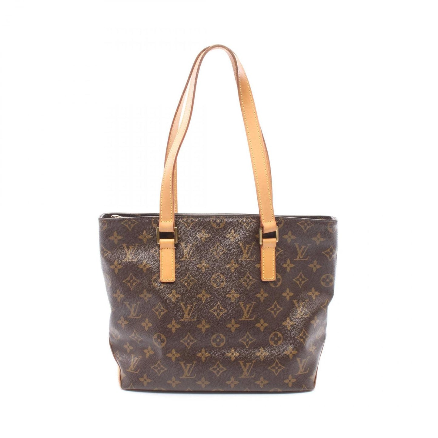 Louis Vuitton Shoulder Bag Cabas Piano Canvas Leather