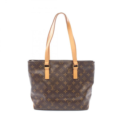 Louis Vuitton Shoulder Bag Cabas Piano Canvas Leather