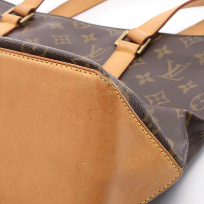 Louis Vuitton Shoulder Bag Cabas Piano Canvas Leather — view 9