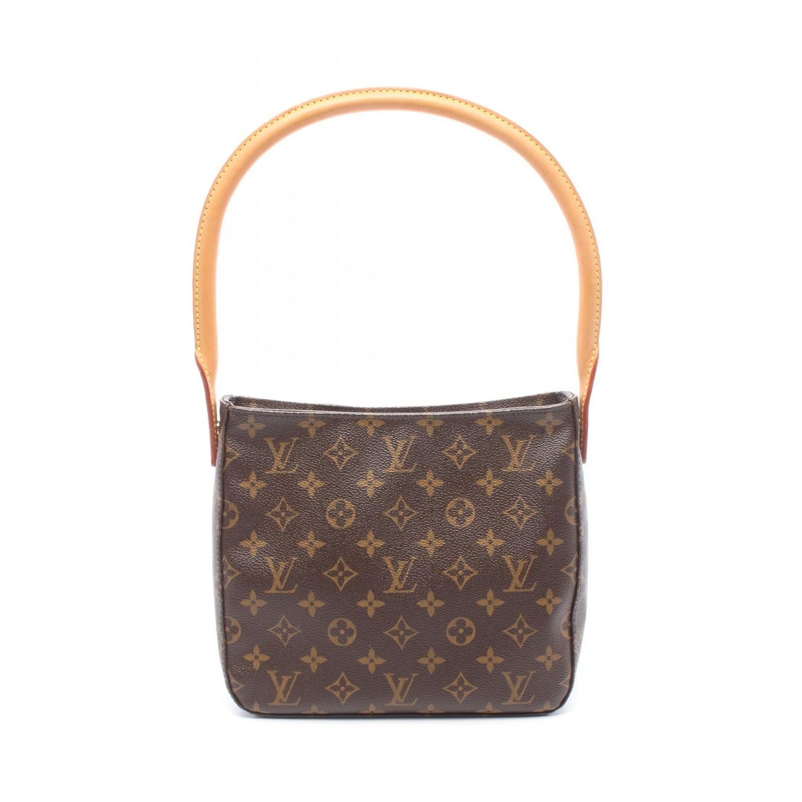 Louis Vuitton Shoulder Bag Looping Canvas Leather