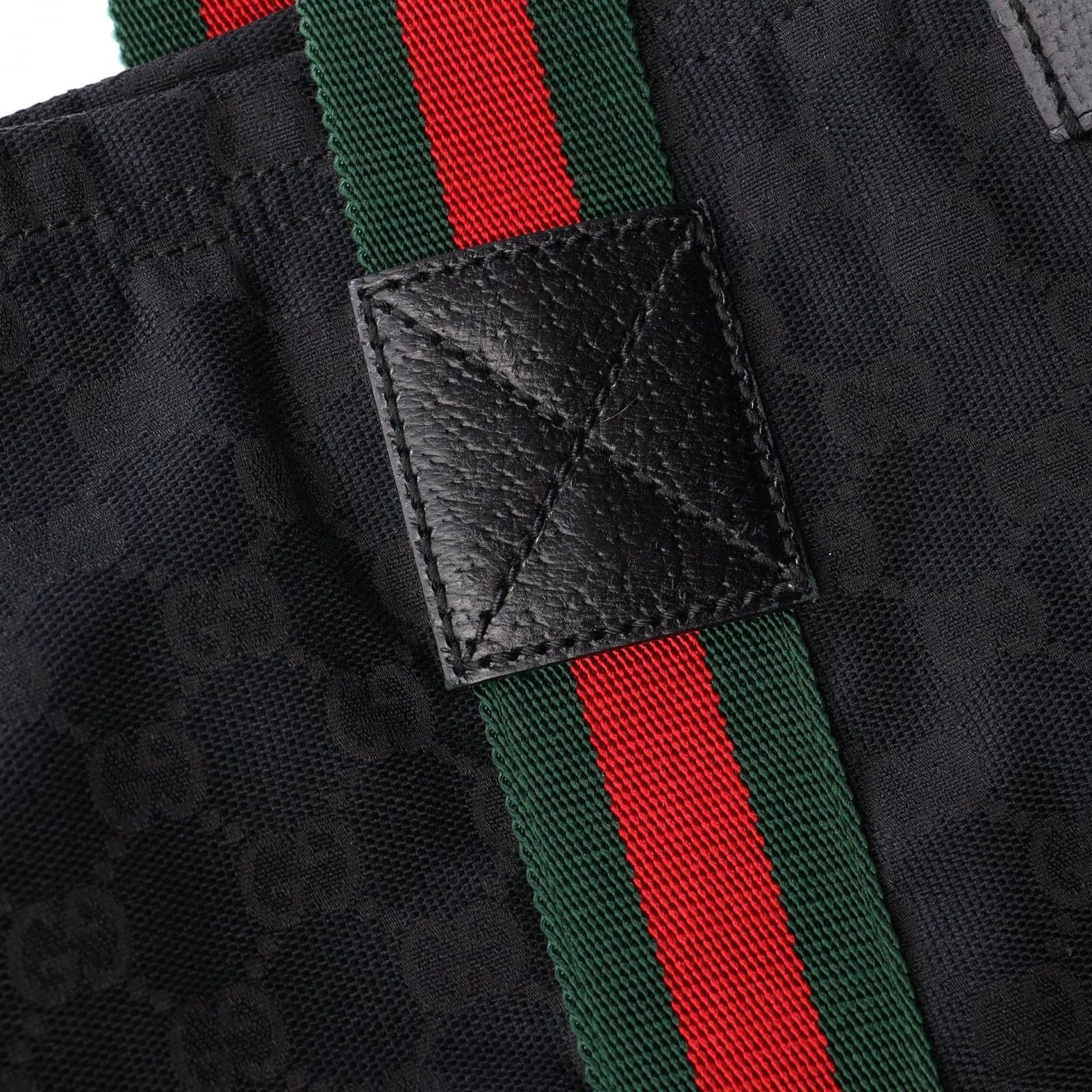 Gucci Tote GG Canvas Sherry Line Black — view 9
