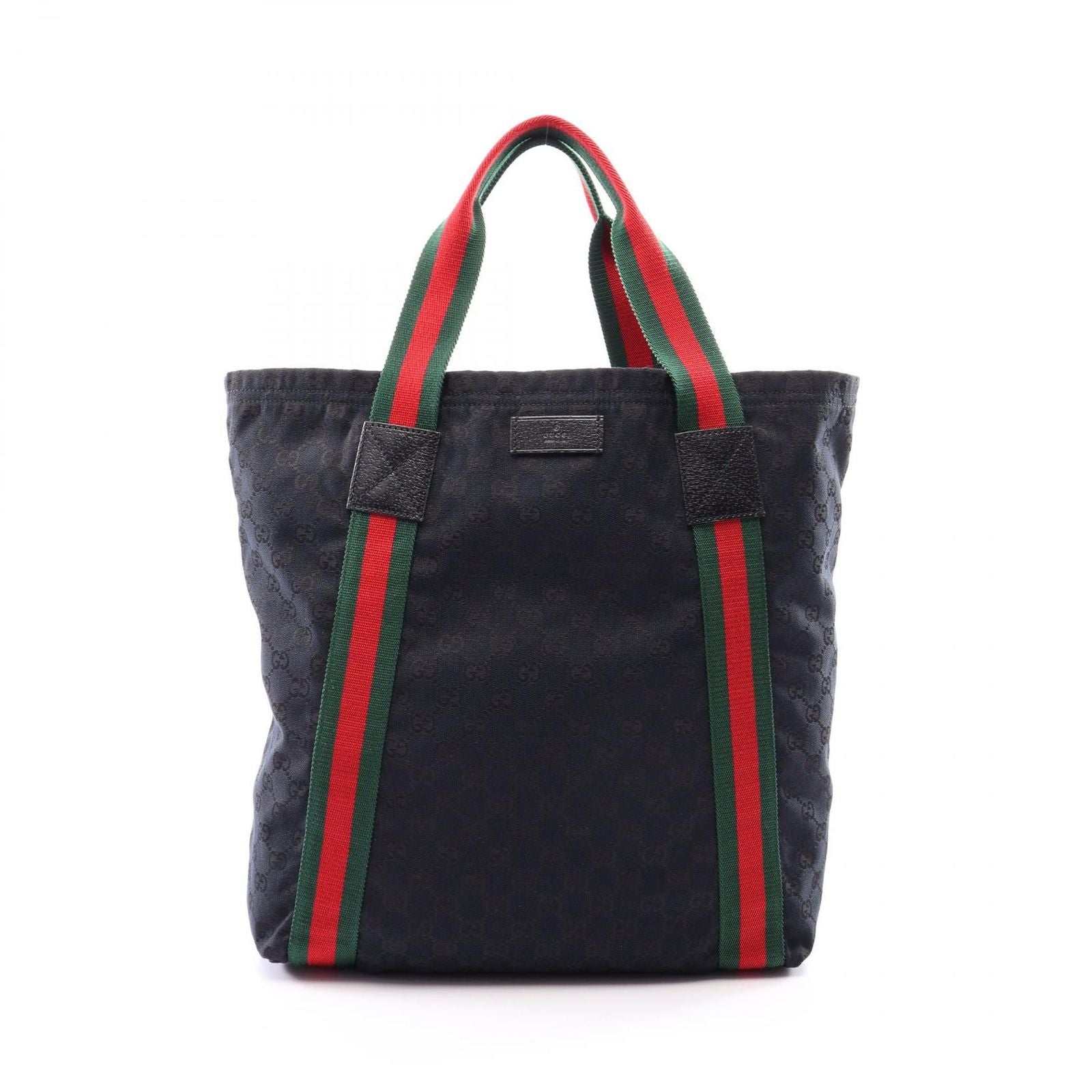Gucci Tote GG Canvas Sherry Line Black