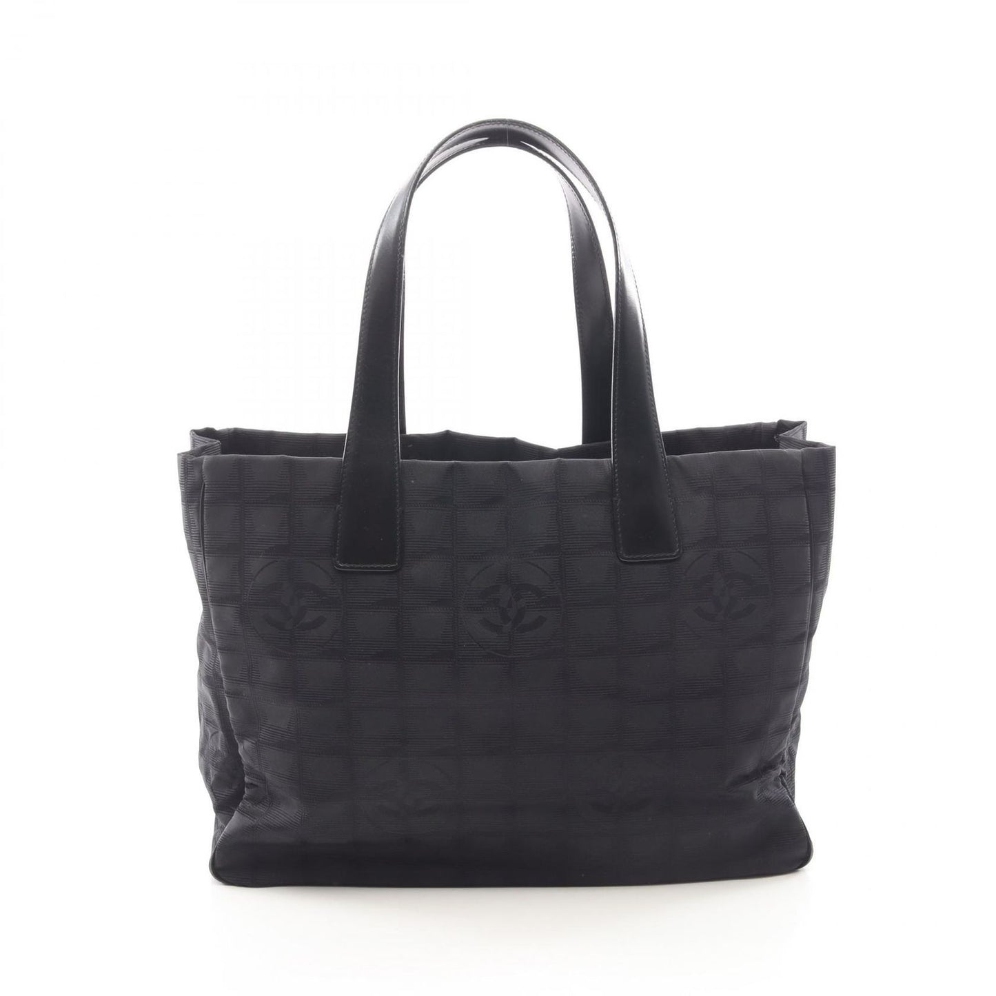 Chanel Tote New Travel Line Black Leather