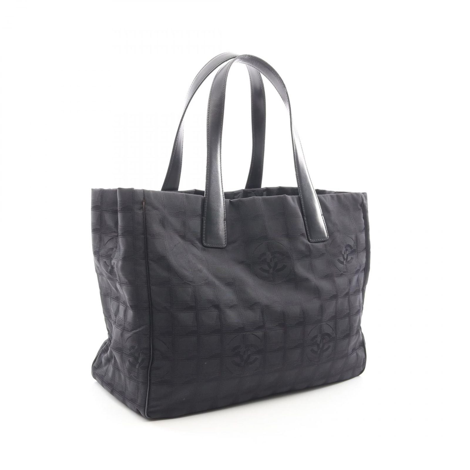 Chanel Tote New Travel Line Black Leather — view 2