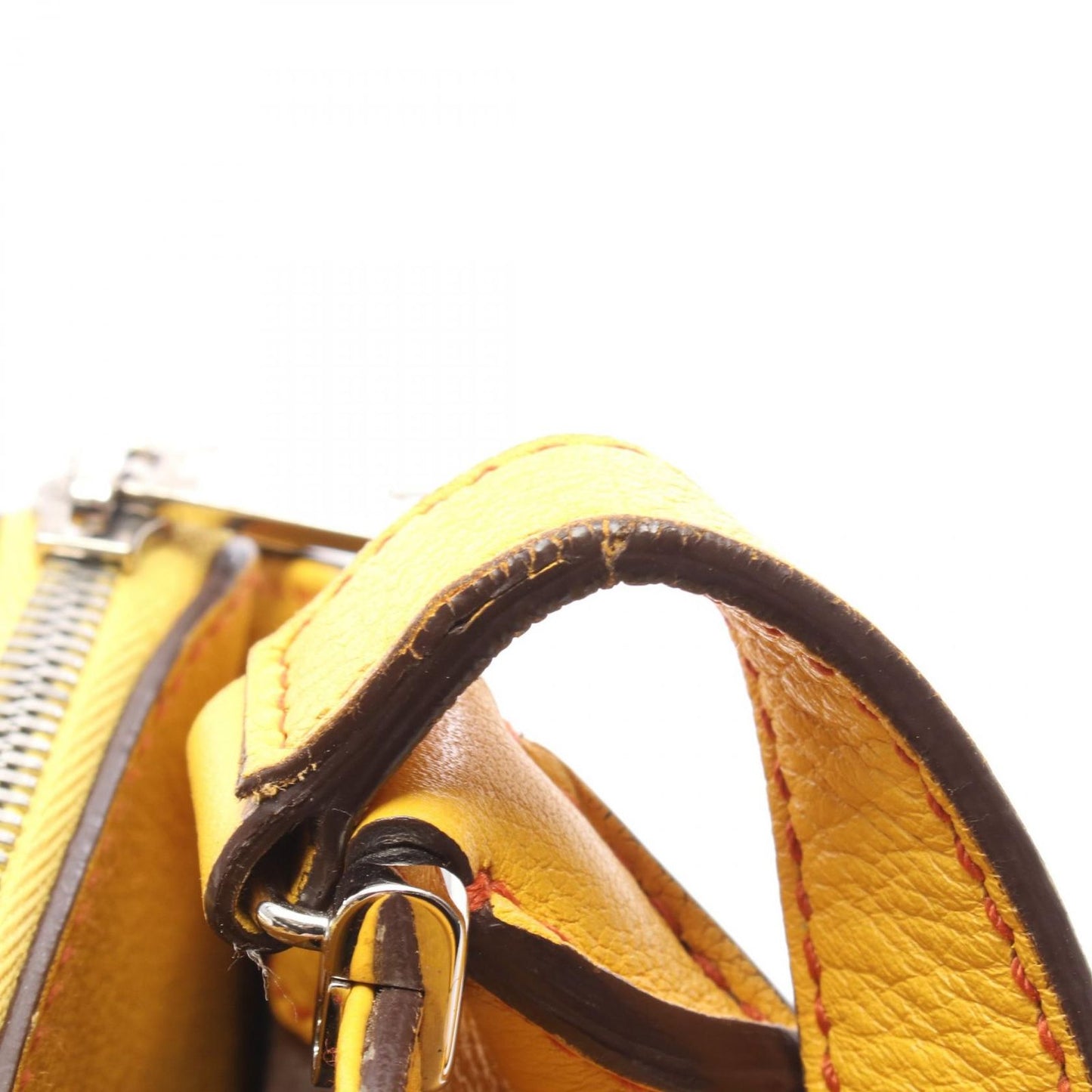 Cartier Shoulder Bag C de Cartier 2-Way Yellow Leather — view 6