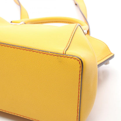 Cartier Shoulder Bag C de Cartier 2-Way Yellow Leather — view 8