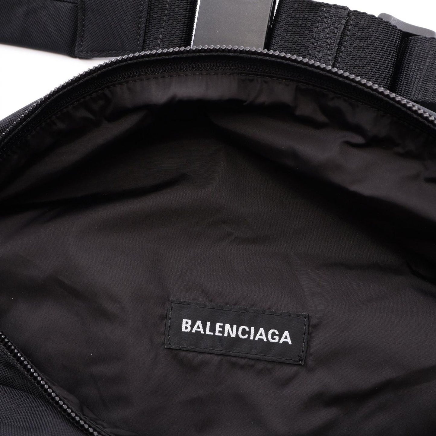 Balenciaga Waist Bag Explorer XXL Black Canvas — view 6