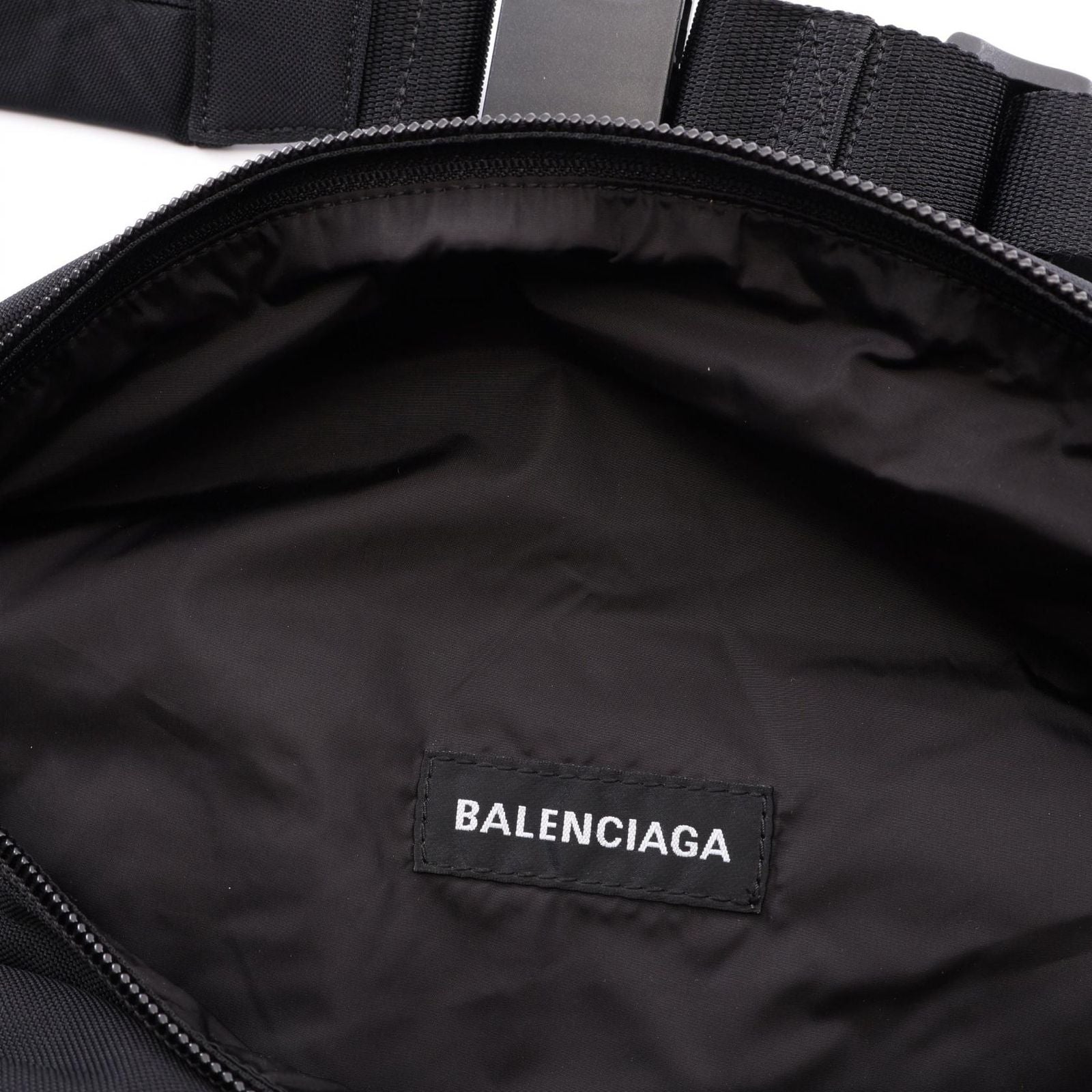Balenciaga Waist Bag Explorer XXL Black Canvas — view 6