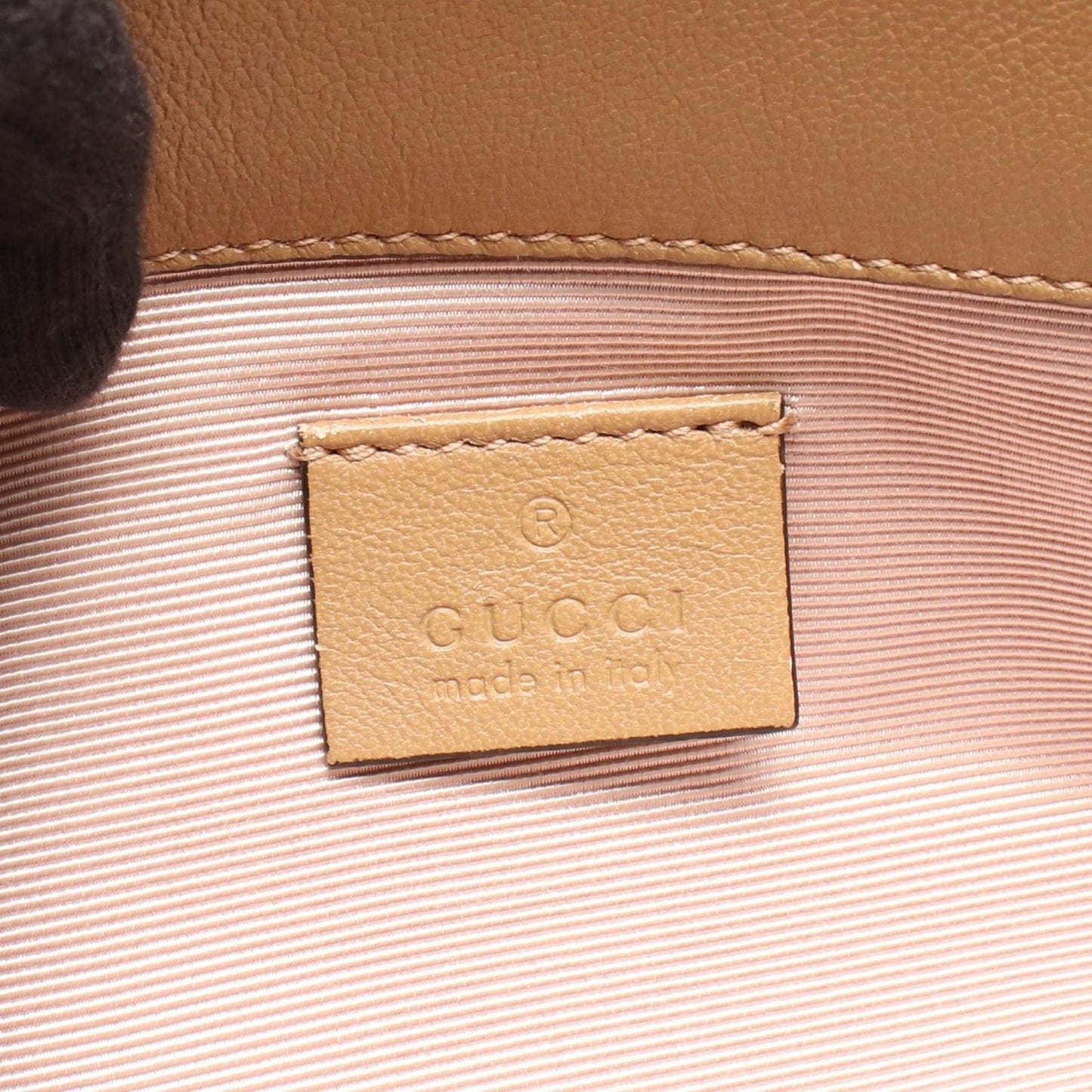 Gucci Handbag Interlocking 2-Way Beige Leather Shoulder — view 4