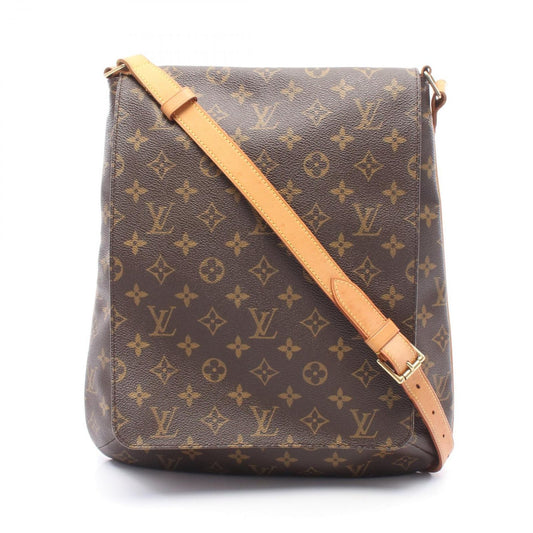 Louis Vuitton Shoulder Bag Musette Canvas Leather