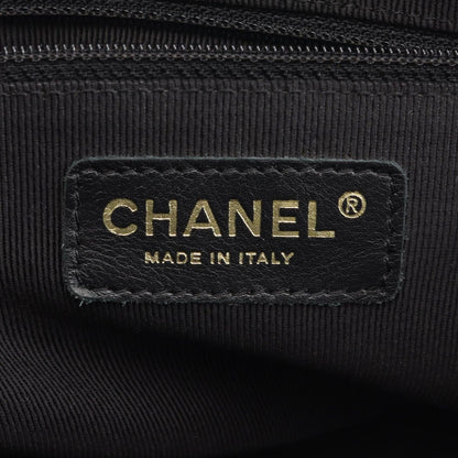 Chanel Handbag Quilted Black Caviar Leather — view 4