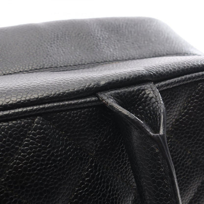 Chanel Handbag Quilted Black Caviar Leather — view 6