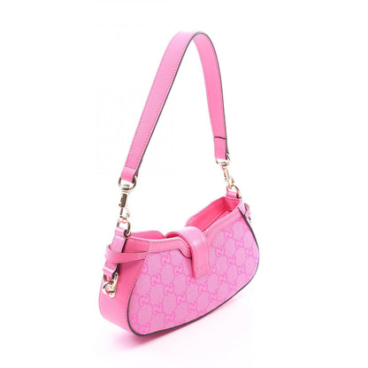 Gucci Shoulder Bag Moonside Mini GG Canvas Fuchsia Pink — view 2