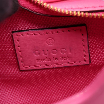 Gucci Shoulder Bag Moonside Mini GG Canvas Fuchsia Pink — view 4