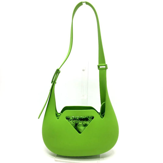 Bottega Veneta Shoulder Bag Punch Rubber Green