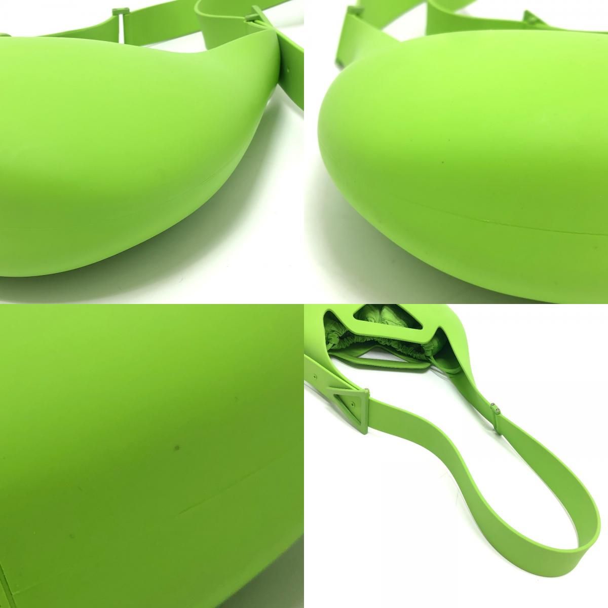 Bottega Veneta Shoulder Bag Punch Rubber Green — view 7